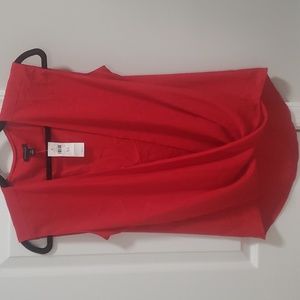 Ann Taylor red blouse